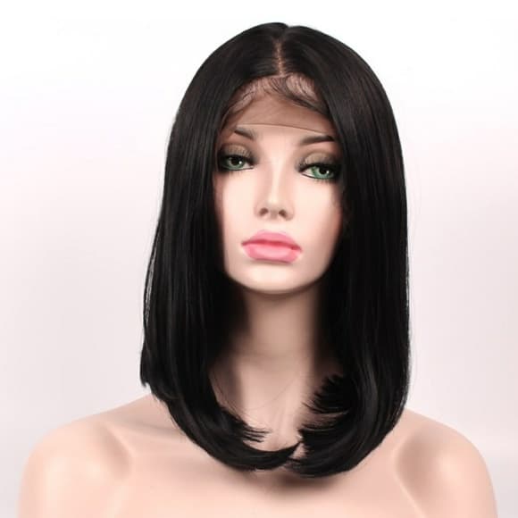 Black Bob Beauty Lace Front Wig - Thumbnail 7