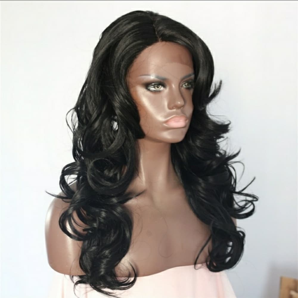Layered Black Beauty Lacefront Wig 22-24 inches - Thumbnail 2