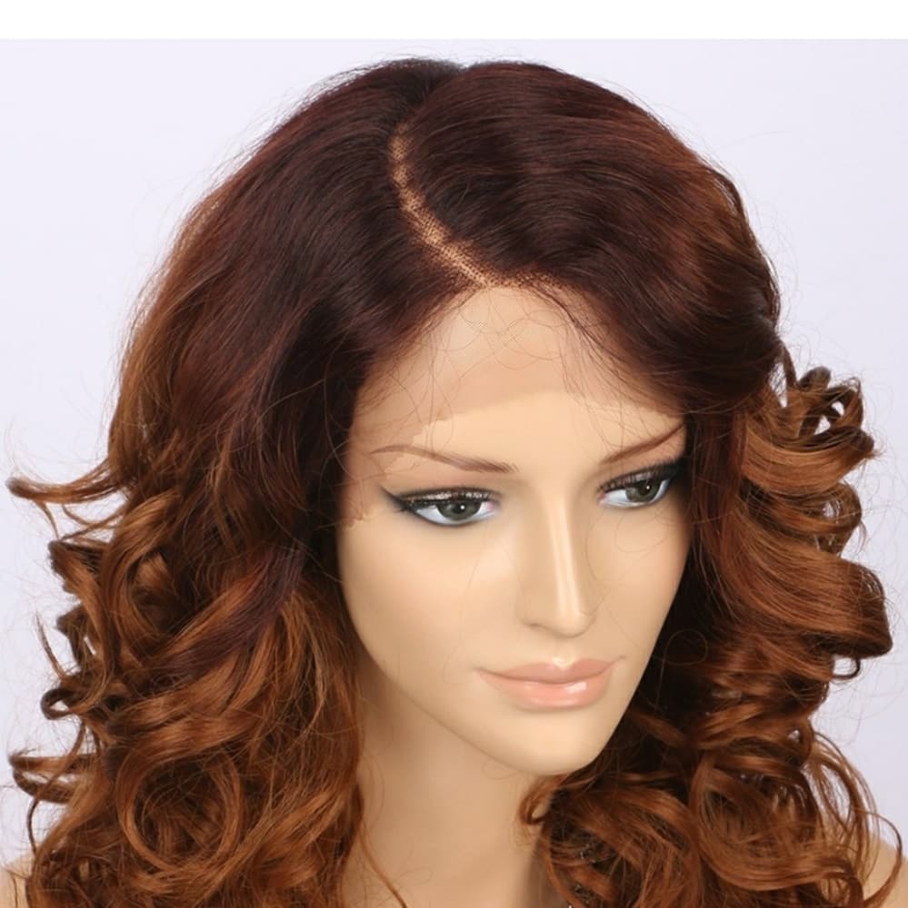 Auburn Reddish Brown Beauty Lace front Wig - Thumbnail 7