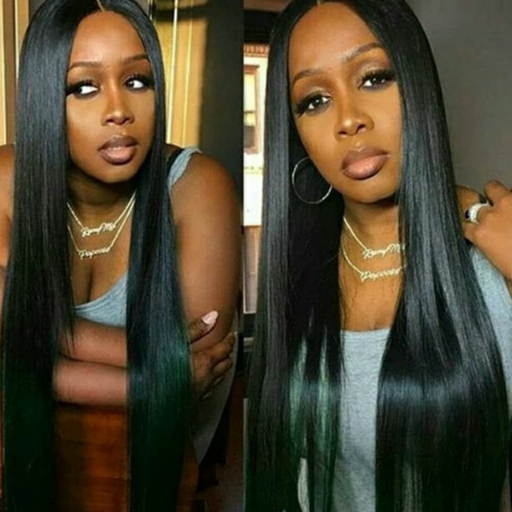 Black Straight Beauty LaceFront Wig 22-26 inches!!