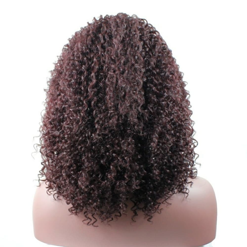 Curly Lace Front Wig #99J 12-14 inches!! - Thumbnail 4