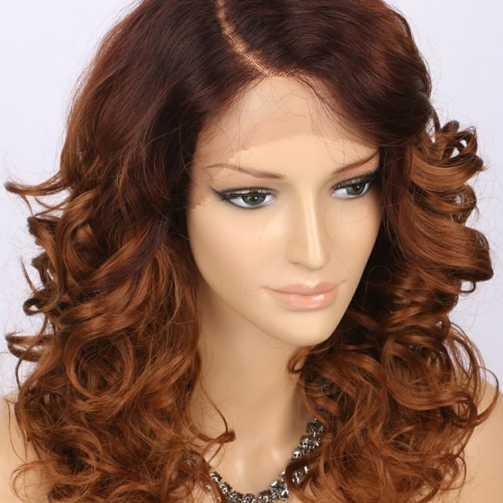 Auburn Reddish Brown Beauty Lace front Wig