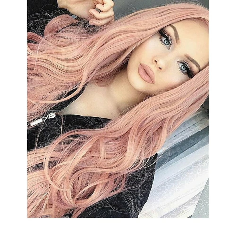 Pink Beauty Lace Front Wig - Thumbnail 2