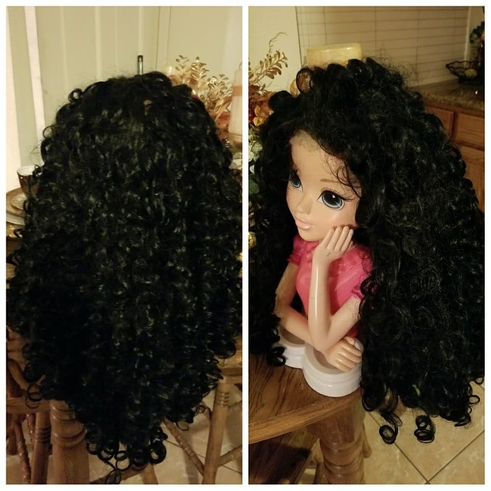 Used Curly Beauty Lacefront 22-24 inches - Thumbnail 8