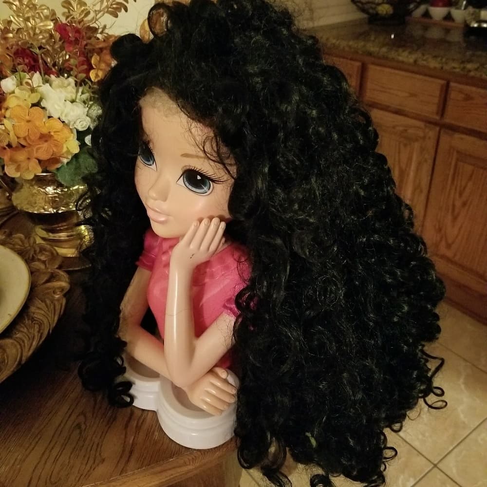 Used Curly Beauty Lacefront 22-24 inches - Thumbnail 6
