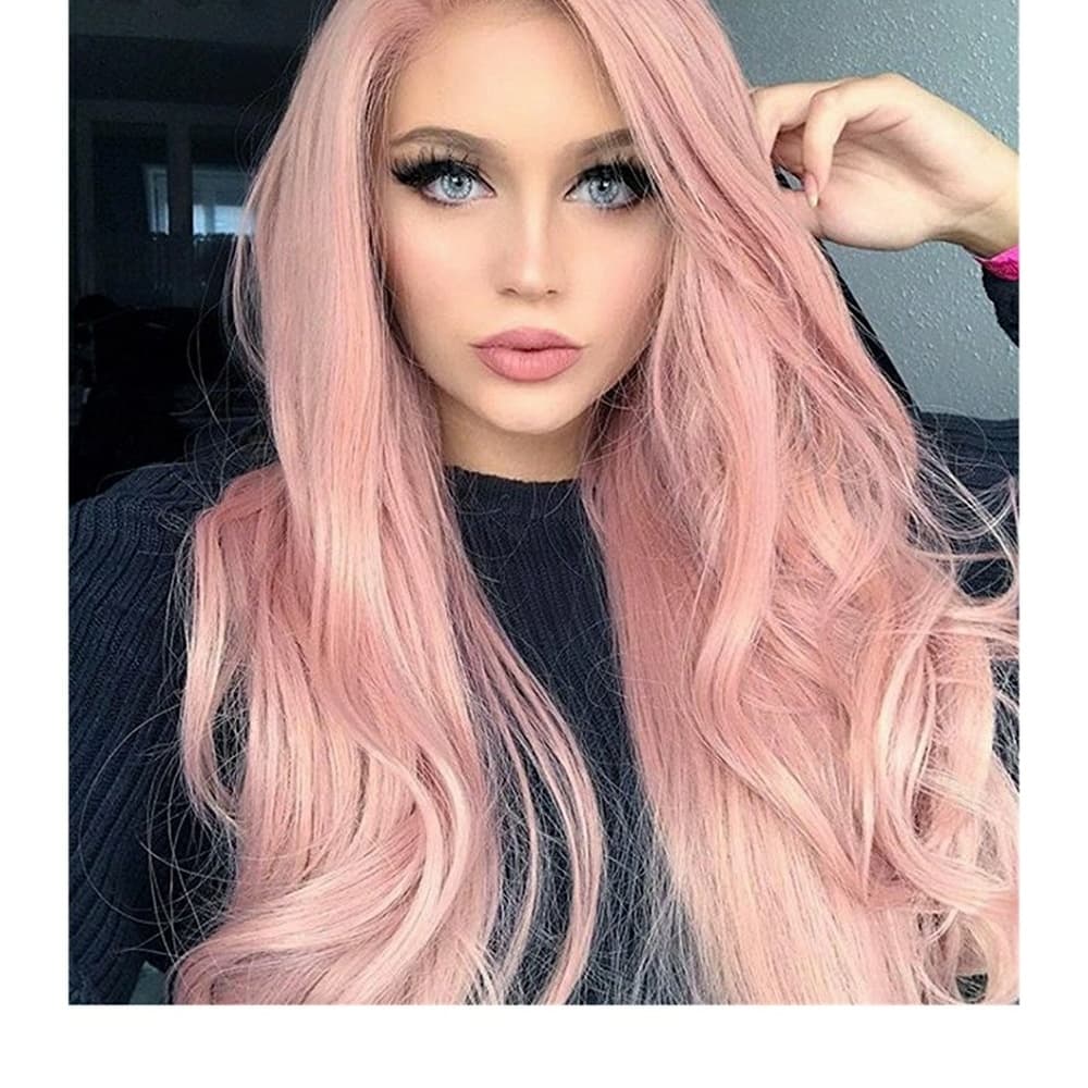 Pink Beauty Lace Front Wig - Thumbnail 4