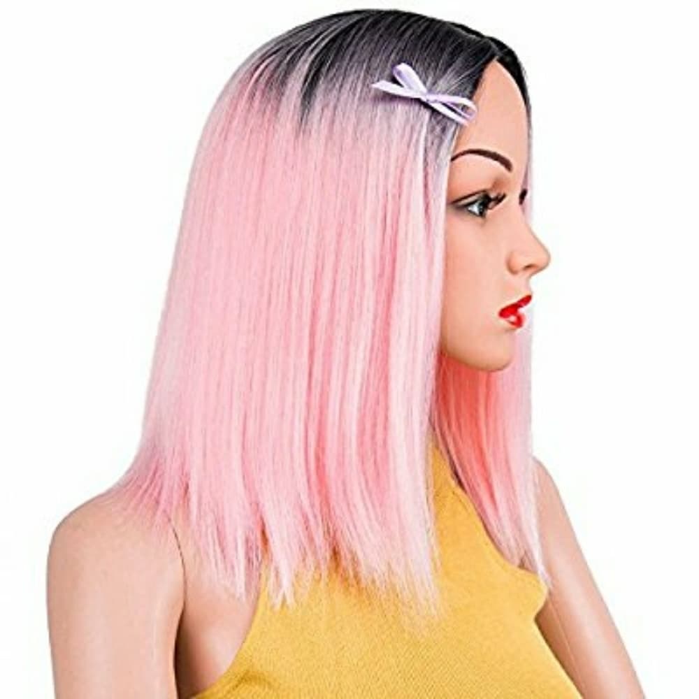 Ombre Pink Beauty Wig - Thumbnail 4