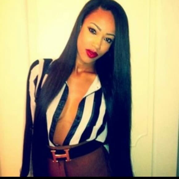 Straight lace front wig 28-30 inches long #1b - Thumbnail 4