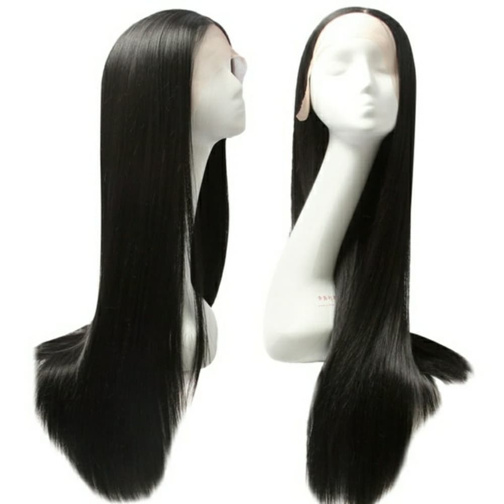 Black Silky Straight Lacefront Wig 24-26 inches!! - Thumbnail 2