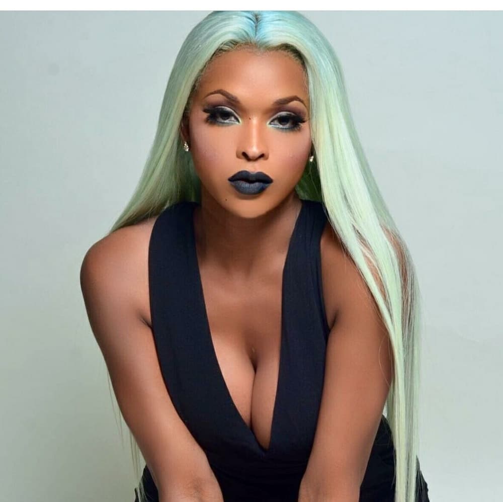 Lime Green LaceFront Wig 22-26 inches!!