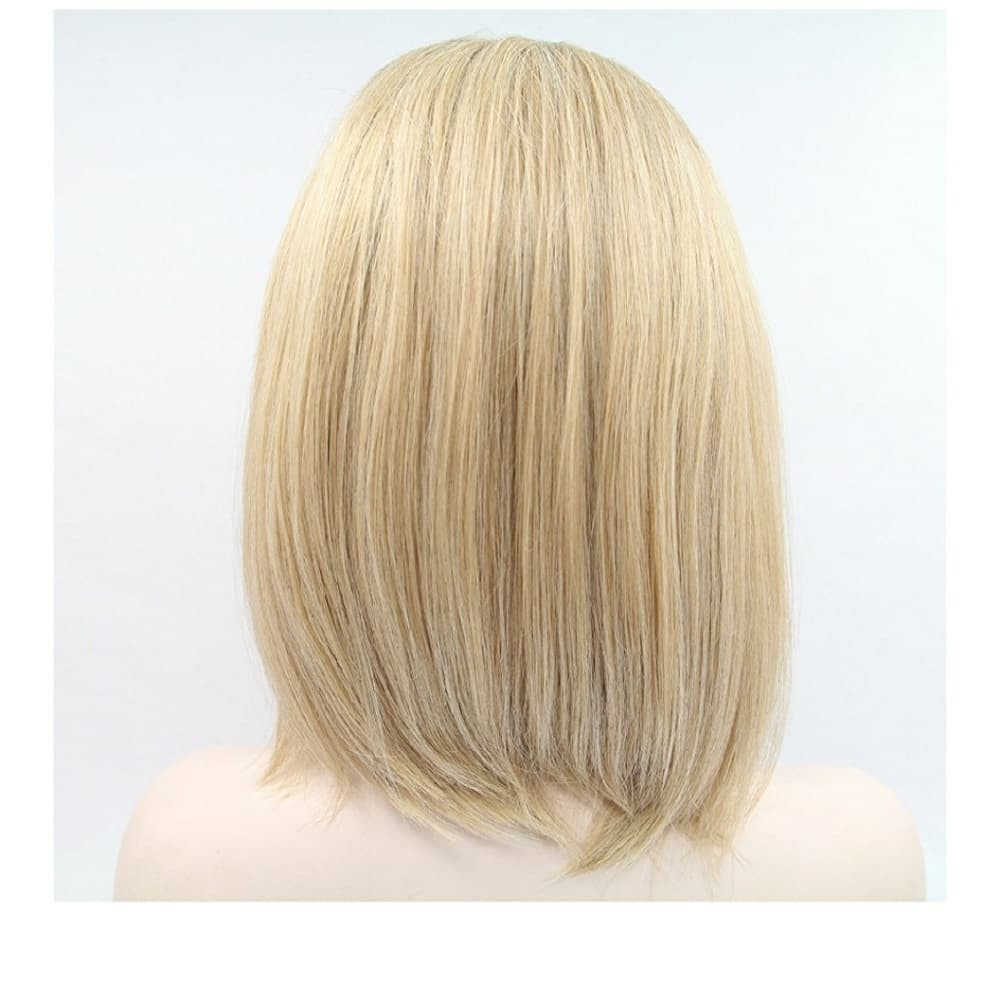 Ombre Blonde Bob Beauty LaceFront Wig - Thumbnail 4