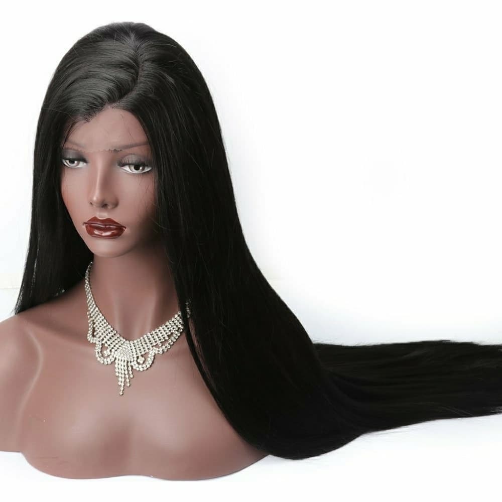 Black Silky Straight 24-28 inches!!
