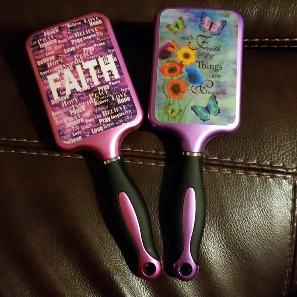 Faith Christian Designer Paddle Brushes - Thumbnail 4