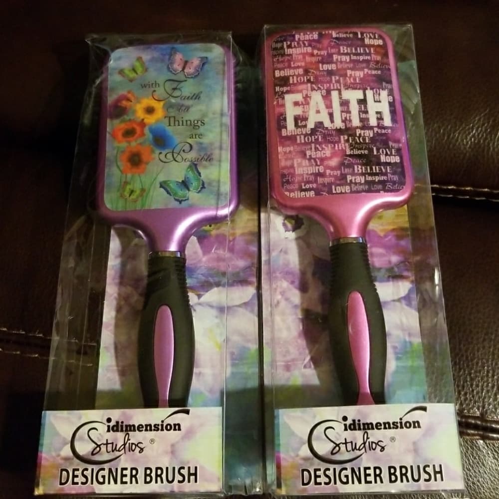 Faith Christian Designer Paddle Brushes - Thumbnail 2