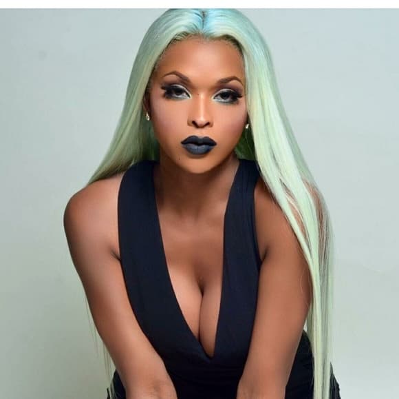 Lime Green LaceFront Wig 22-26 inches!! - Thumbnail 2