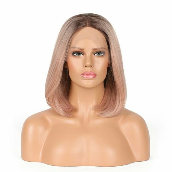 Ombre Pink Beauty LaceFront Wig - Thumbnail 7