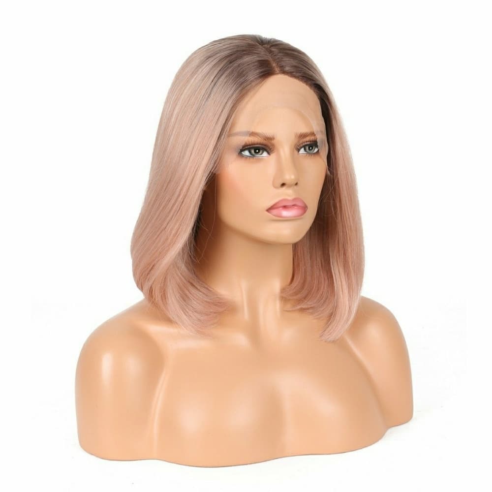 Ombre Pink Beauty LaceFront Wig - Thumbnail 2