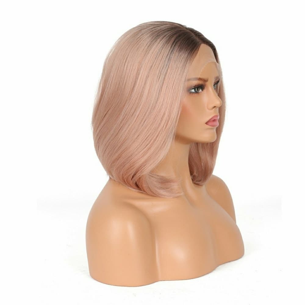 Ombre Pink Beauty LaceFront Wig - Thumbnail 4
