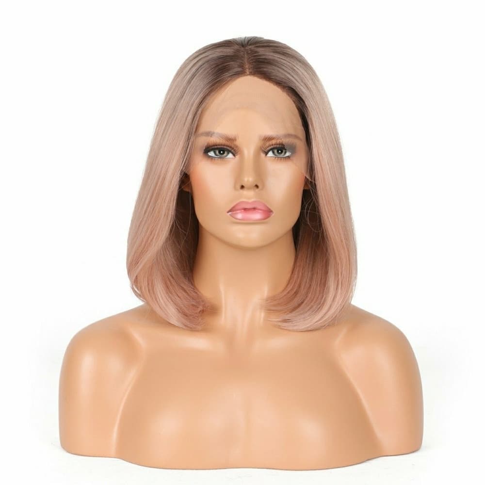 Ombre Pink Beauty LaceFront Wig - Thumbnail 6