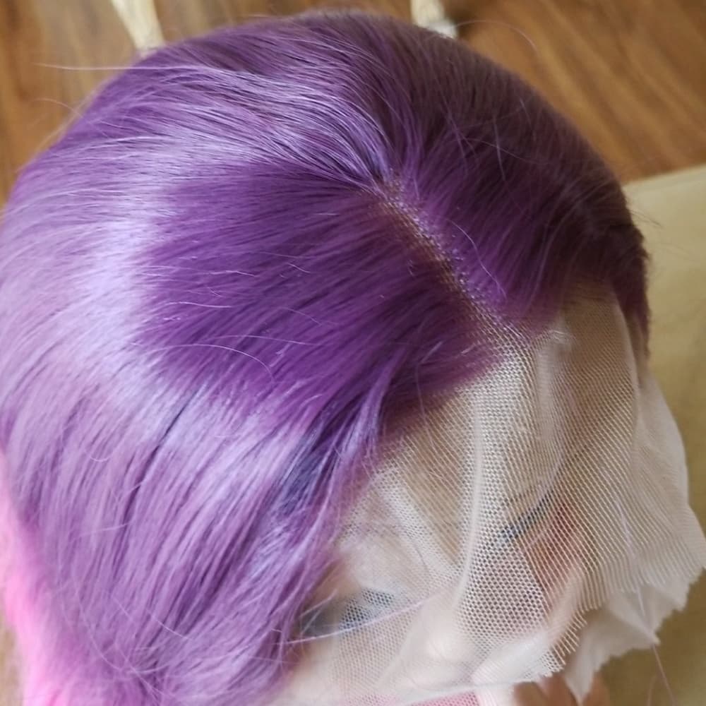 Pink Purple Beauty Lacefront Wig 22-26 inches - Thumbnail 3