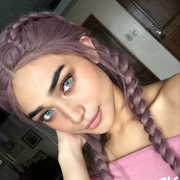 Lilac Beauty LaceFront Wig w4-26 inches!! - Thumbnail 9