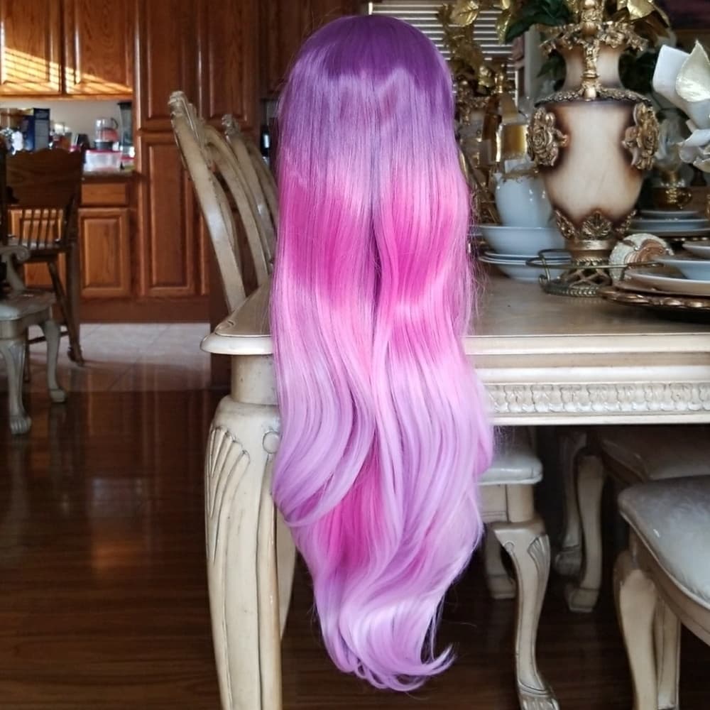 Pink Purple Beauty Lacefront Wig 22-26 inches - Thumbnail 8