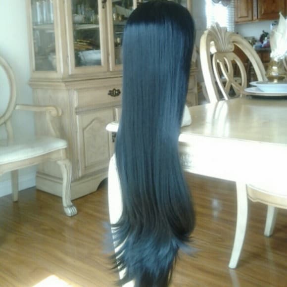 Sexy silky Straight Lace Front Wig 30 inches! - Thumbnail 4