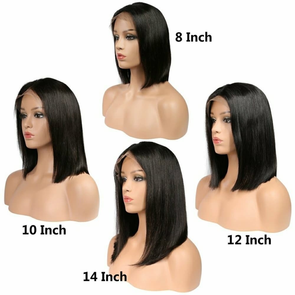 Virgin Brazilian Remy Bob LaceFront Wig - Thumbnail 5