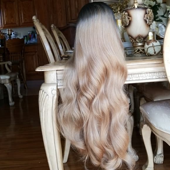 Ombre Blonde Beauty LaceFront Wig Wig 22-26 inches - Thumbnail 9