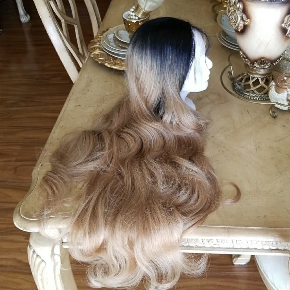 Ombre Blonde Beauty LaceFront Wig Wig 22-26 inches - Thumbnail 6