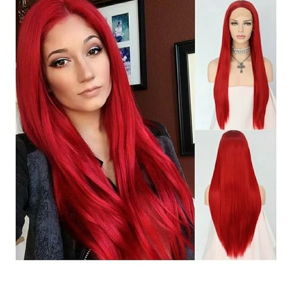 Red Beauty LaceFront Wig Wig 22-24inches!! - Thumbnail 5