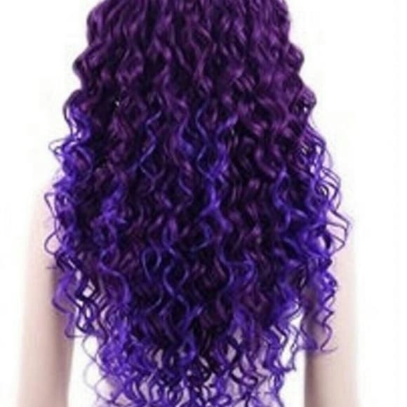 Beautiful Purple Doll Lace Front Wig 26-28 inches - Thumbnail 3