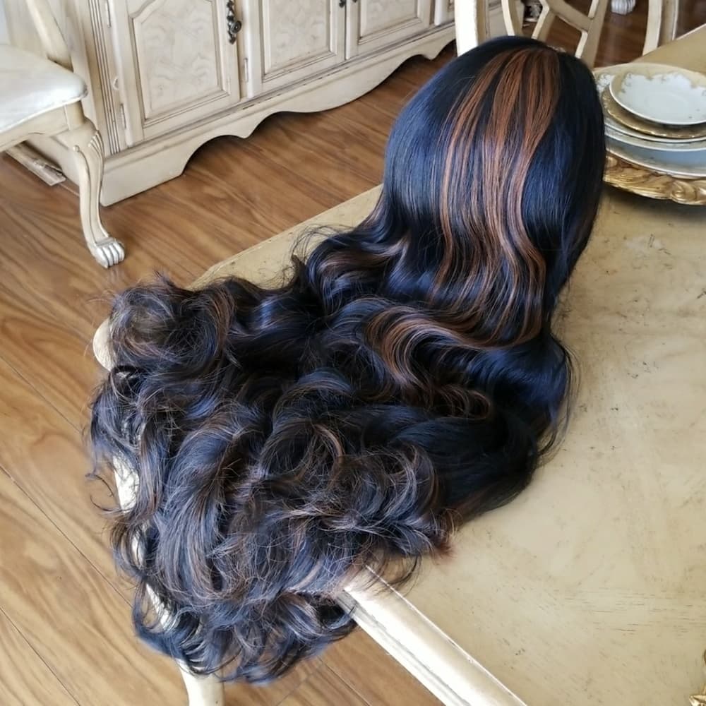 Bodywave Beauty LaceFront Wig #1b/30 22-26 inches! - Thumbnail 6