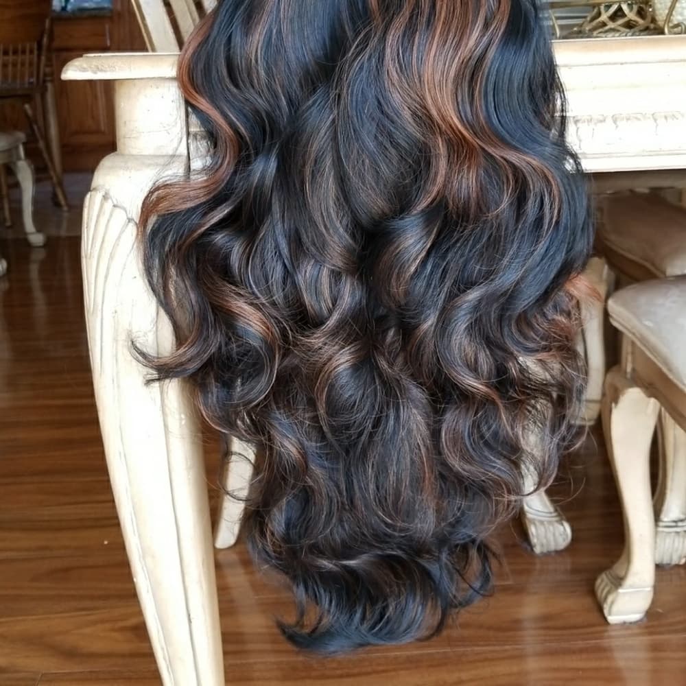 Bodywave Beauty LaceFront Wig #1b/30 22-26 inches! - Thumbnail 2