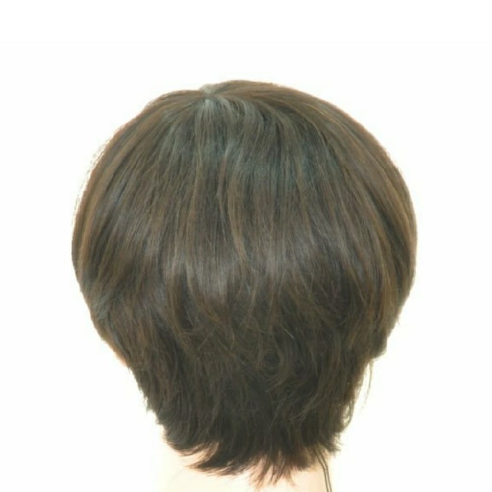 Human Hair Pixie Beauty Wig #1b - Thumbnail 2