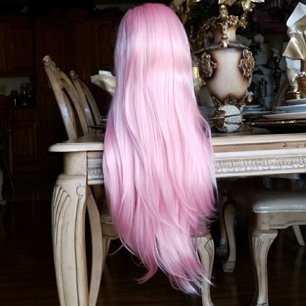 Pink Beauty Lacefront Wig 24-28 inches!! - Thumbnail 4