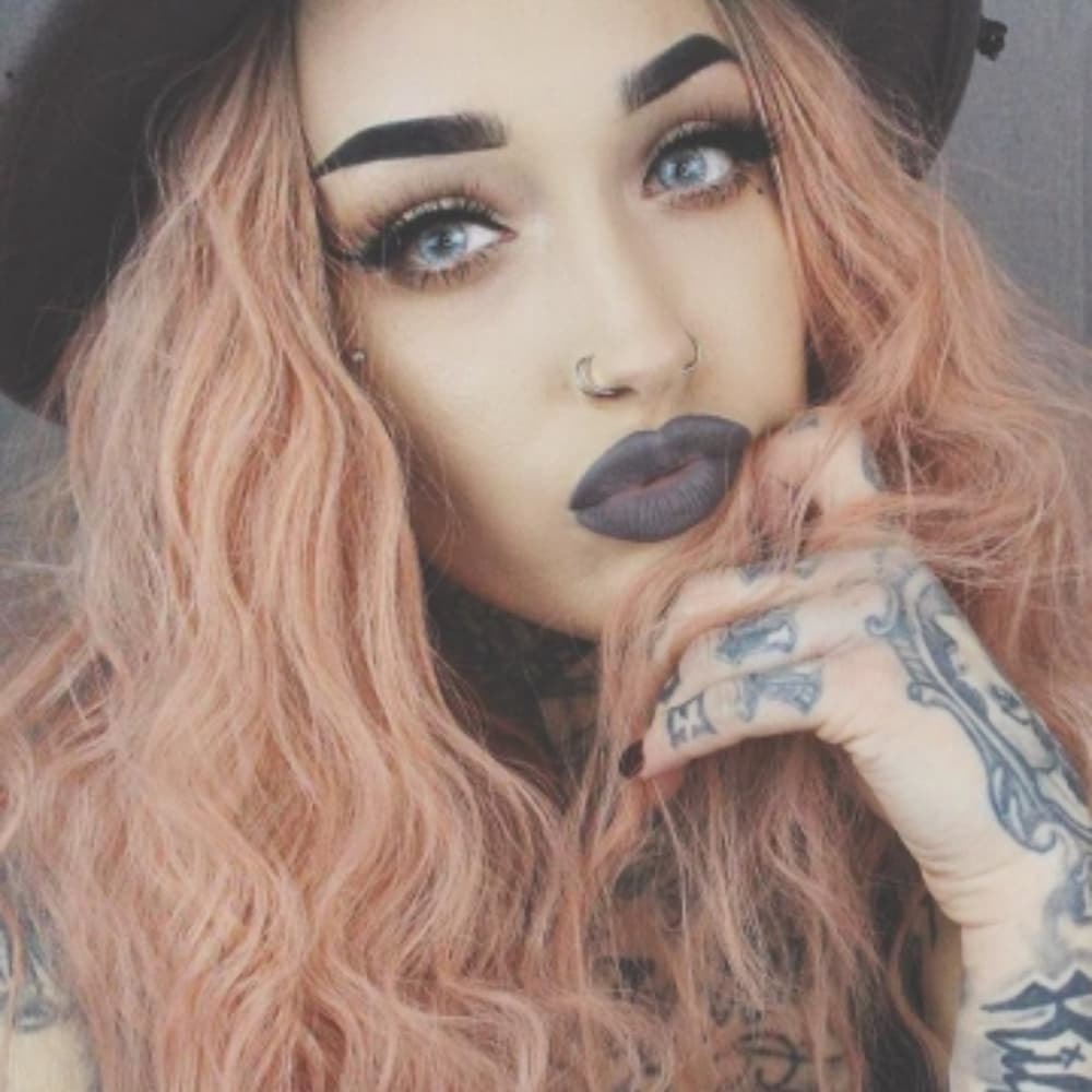 Ombre Pink Straight Wave Lacefront Wig - Thumbnail 2