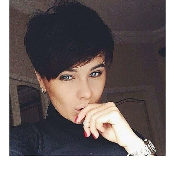 Cute Sort Pixie Wig - Thumbnail 6