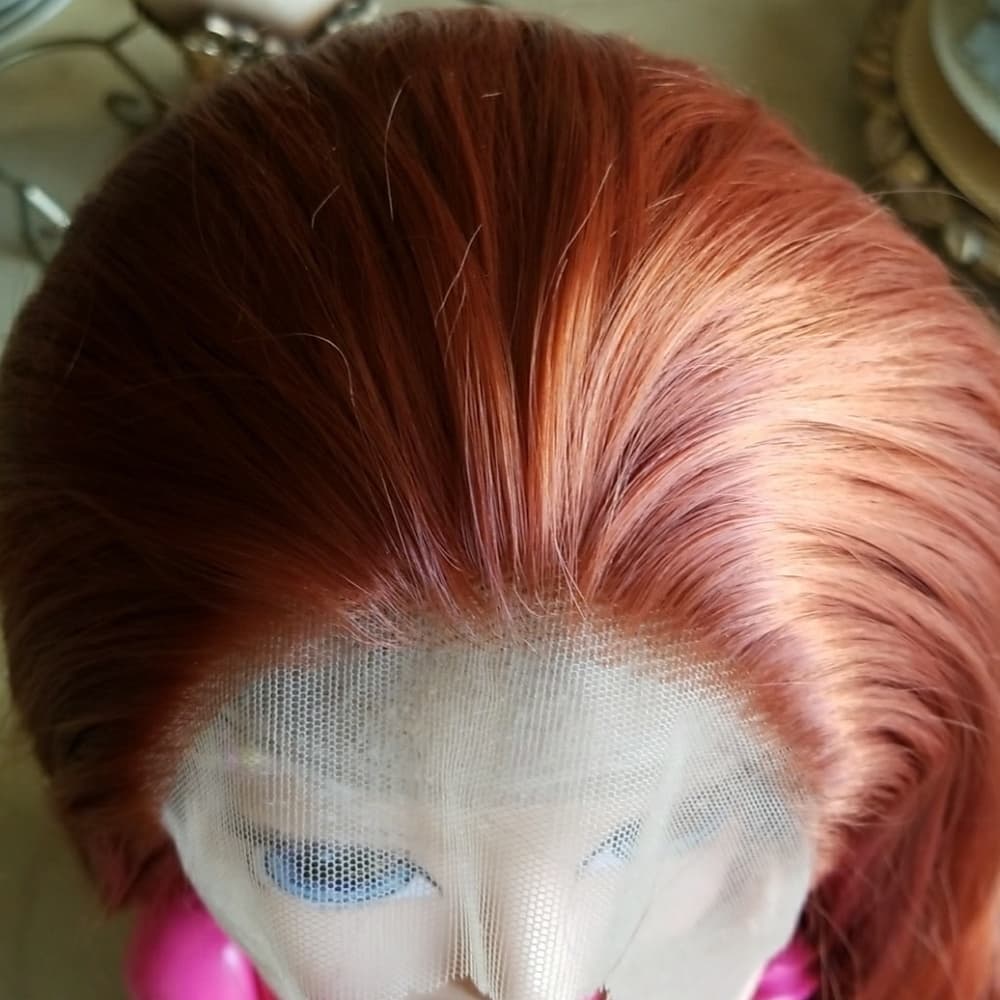 Copper Red Beauty Lacefront Wig 24-26 inches!! - Thumbnail 3