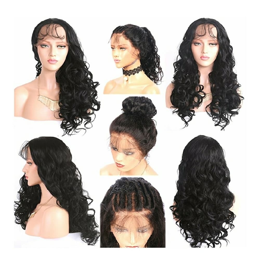 Curly Wavy Lacefront Wig 22-24inches - Thumbnail 6
