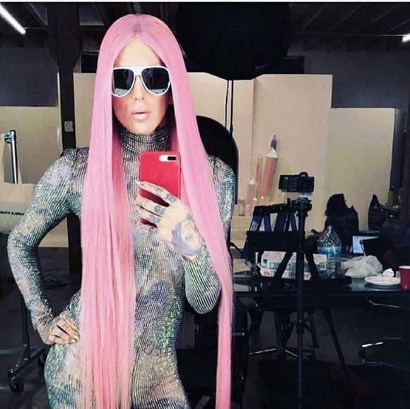 Pink Beauty LaceFront Wig Wig 24-28 inches!! - Thumbnail 2