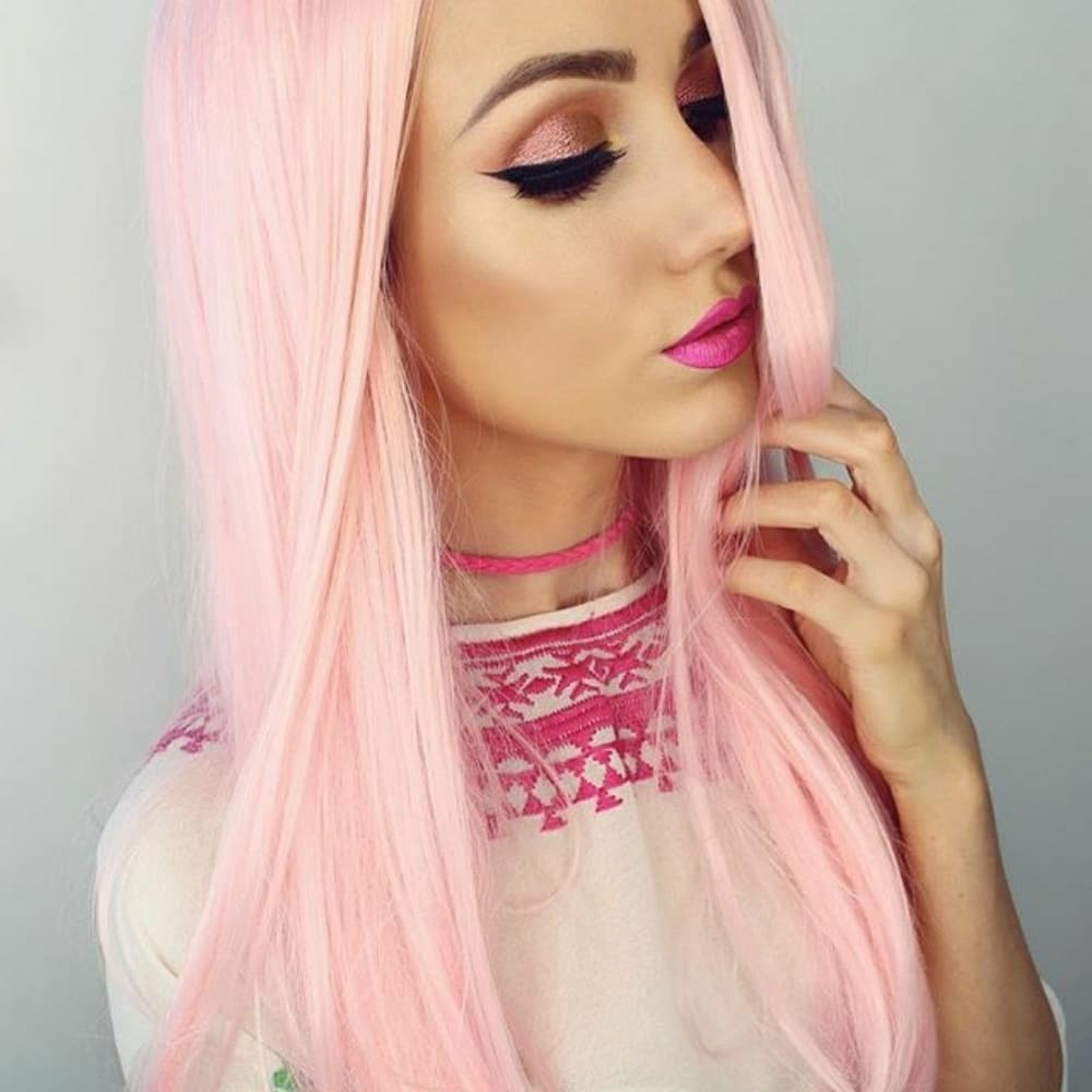 Pink Beauty Wig - Thumbnail 7