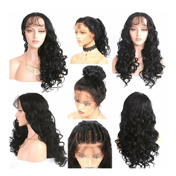 Curly Wavy Lacefront Wig 22-24inches - Thumbnail 7