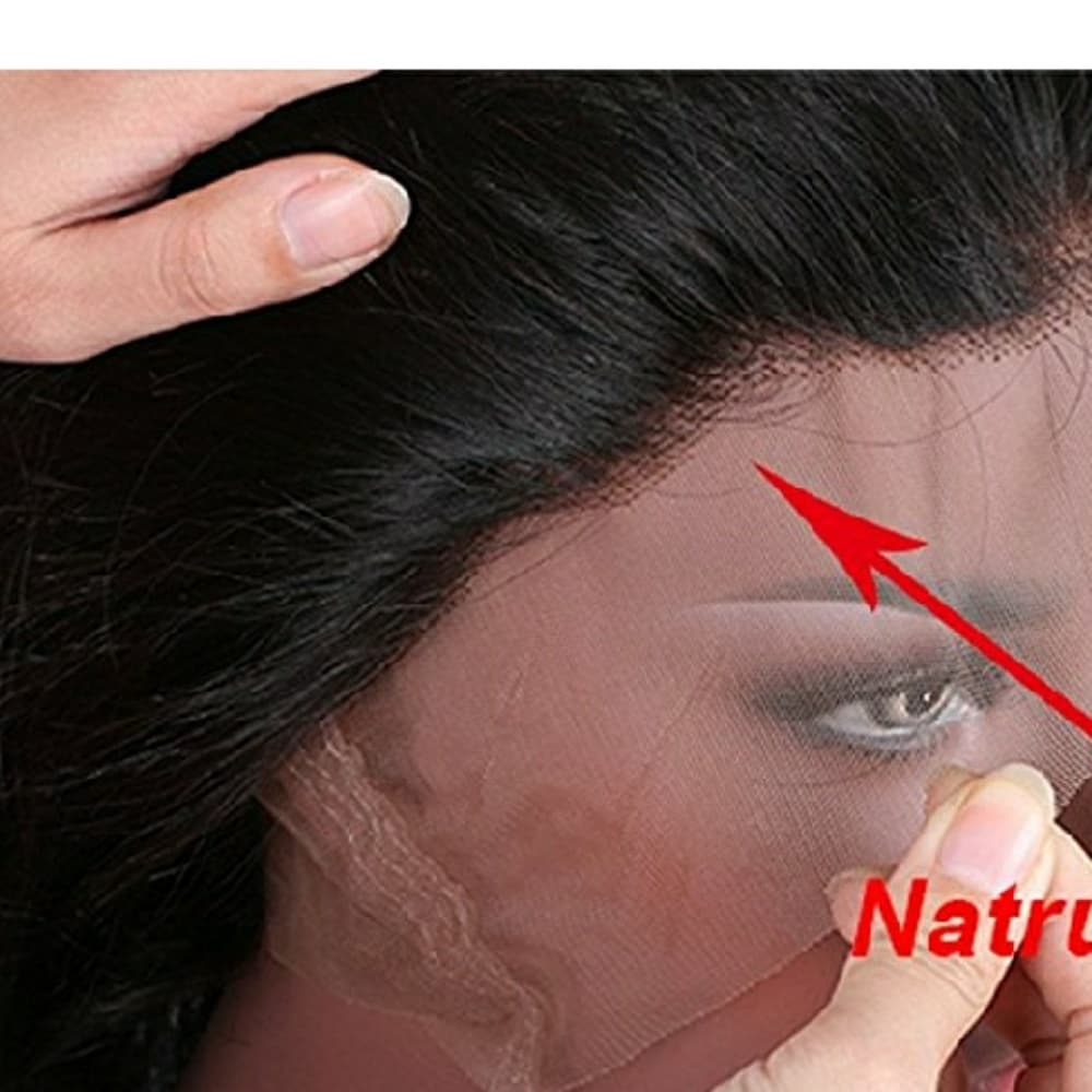 Virgin Brazilian 360 Lace Band Frontal 14 inches - Thumbnail 5