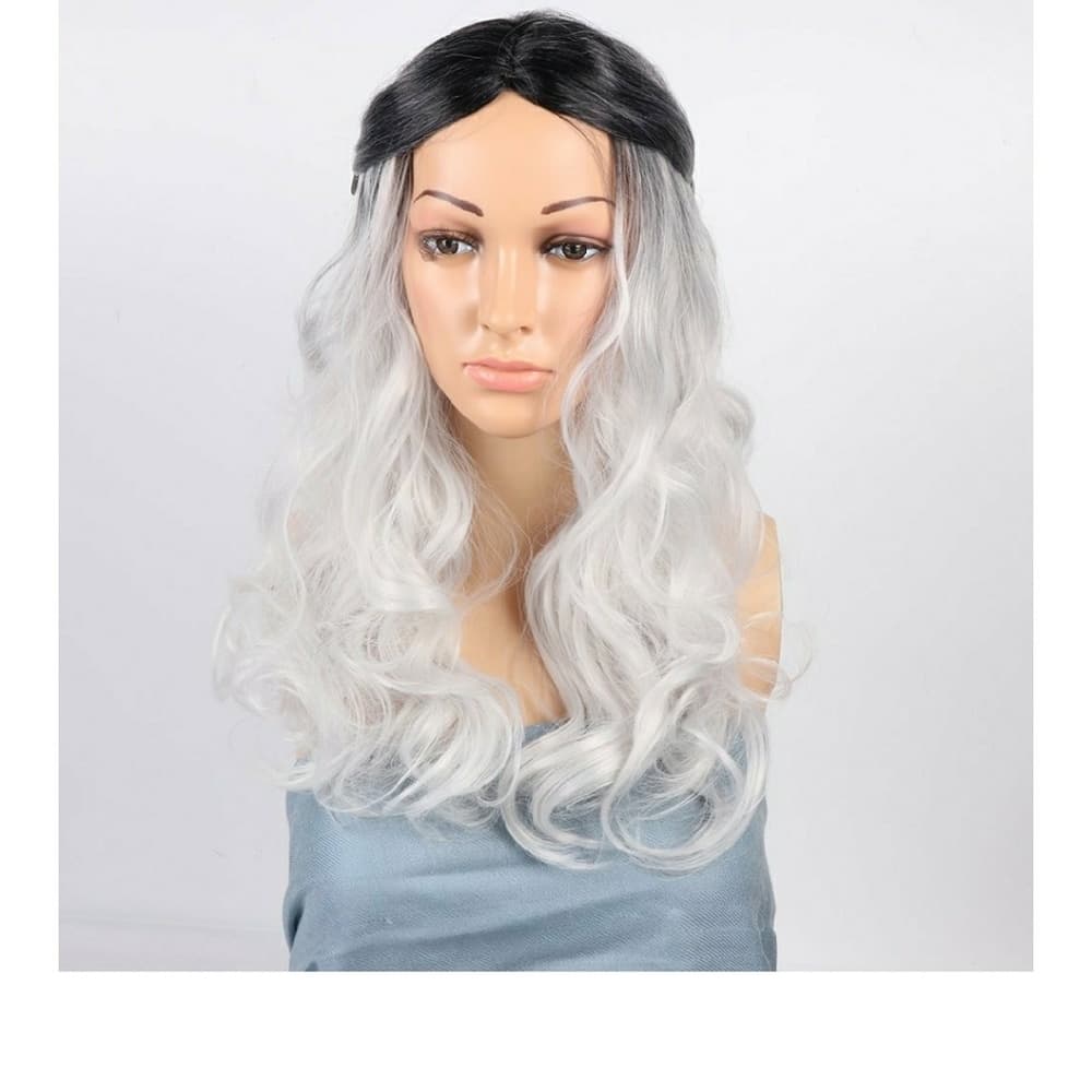 Gray Ombre Beauty Wig - Thumbnail 4