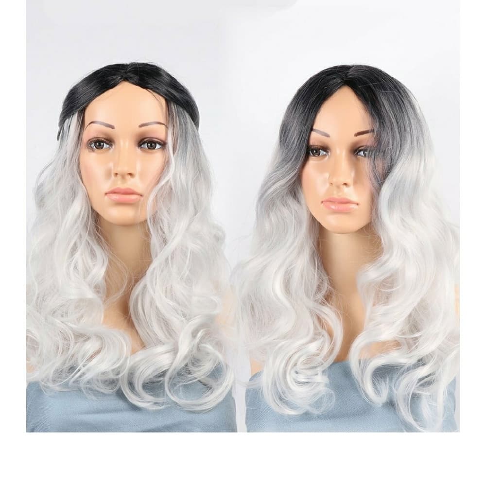 Gray Ombre Beauty Wig - Thumbnail 2