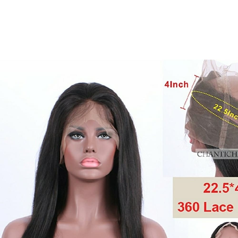 Virgin Brazilian 360 Lace Band Frontal 14 inches - Thumbnail 7