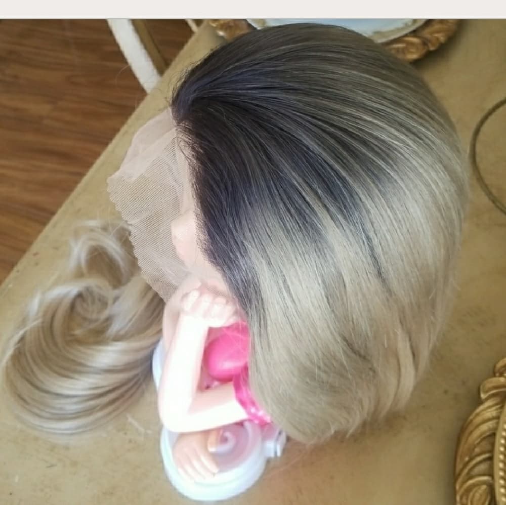 Blonde Ombre Beauty Lacefront Wig 22-26inches - Thumbnail 6