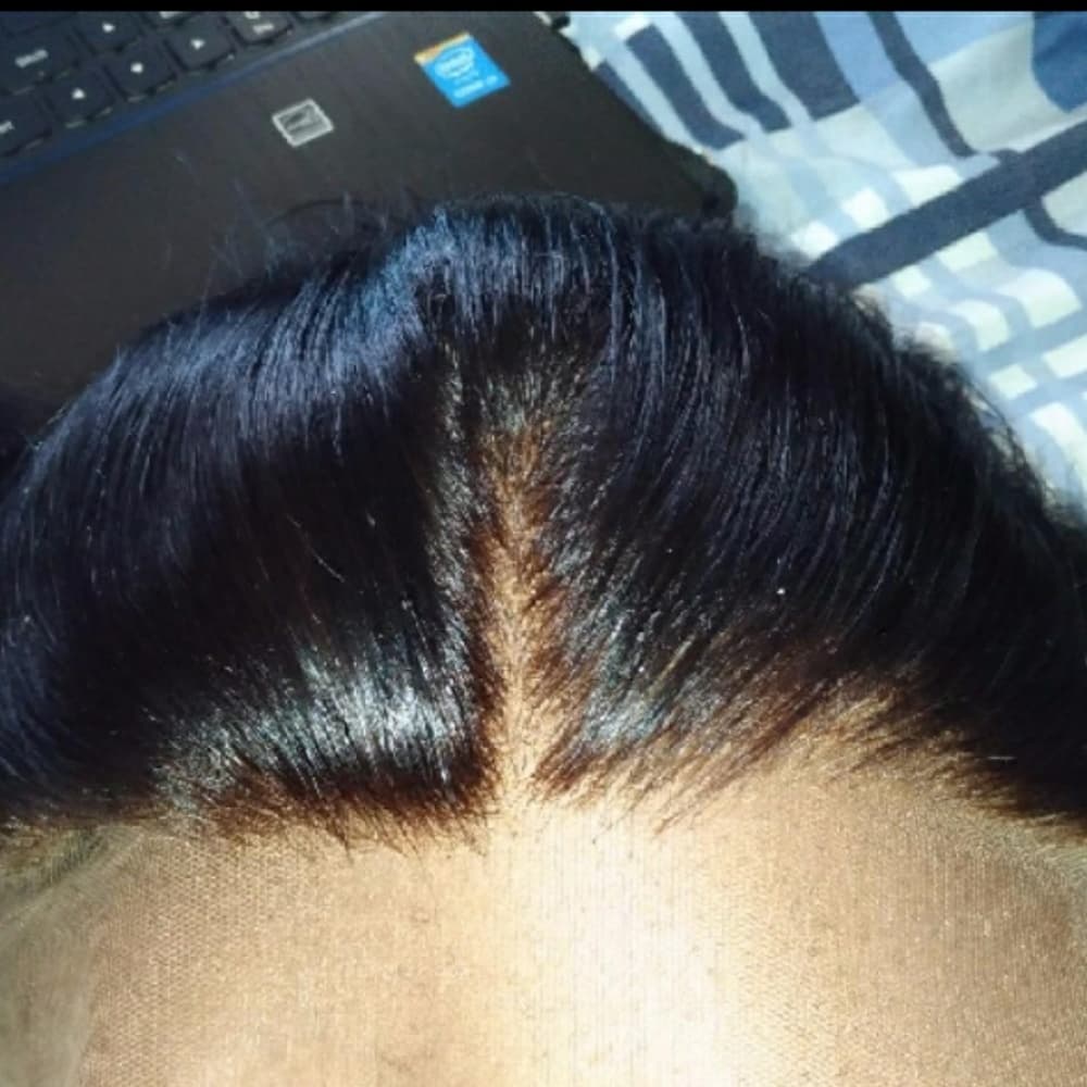 Virgin Brazilian 360 Lace Band Frontal 14 inches - Thumbnail 3
