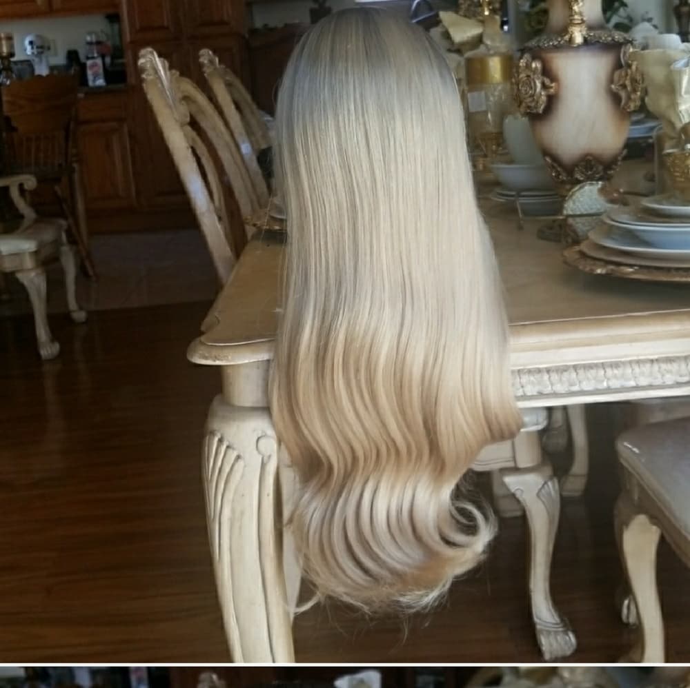 Blonde Ombre Beauty Lacefront Wig 22-26inches - Thumbnail 4